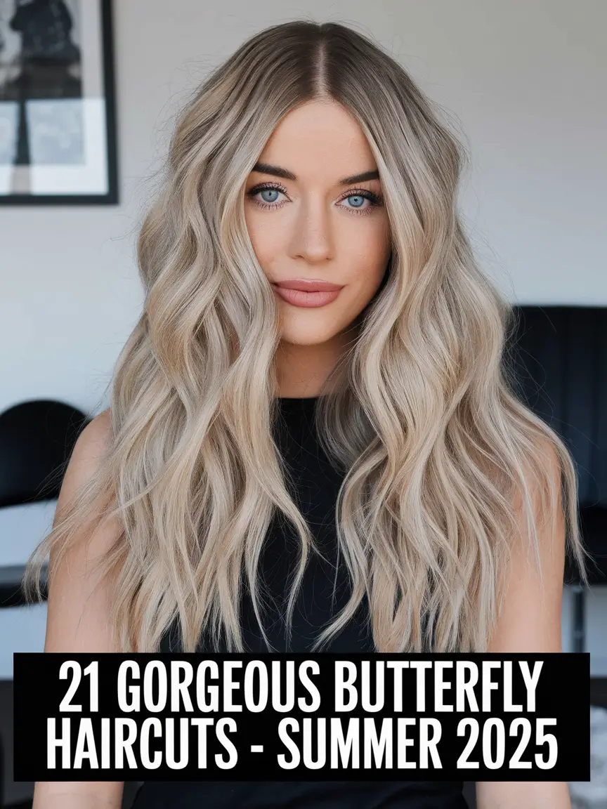 21 Trendy Butterfly Haircuts For Long, Medium & Wavy Hair – Summer 2025